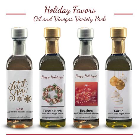 Holiday Favors T Oil And Vinegar Variety Pack T Georgetown Olive Oil Co