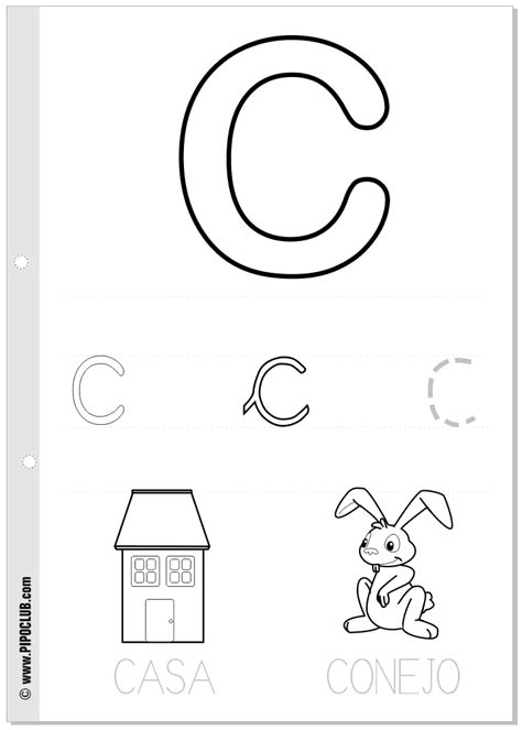 Letra C Dibujos Para Colorear Dibujos Para Dibujar