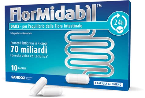 FlorMidabil Daily 70 Miliardi Fermenti Lattici Vivi 10 Capsule