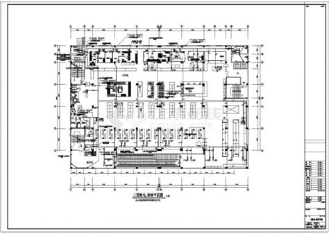 某四层购物商场电气施工cad图，共十一张商业建筑土木在线