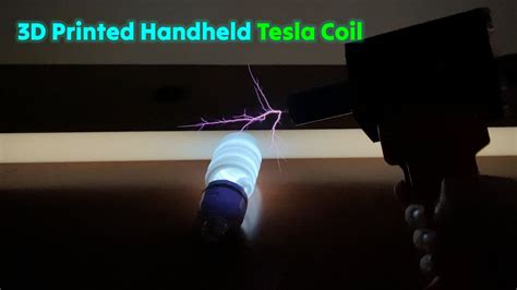 3d Printed Tiny Tesla Coil Gun Physics Toy Tested ⚡ Gadgetify Youtube