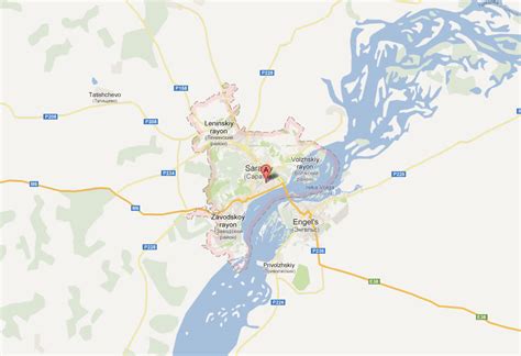 Saratov Map - Russia