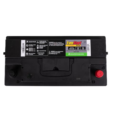 Everstart Maxx Lead Acid Automotive Battery Group Size H8 12 Volt 950 Cca 185 Rc