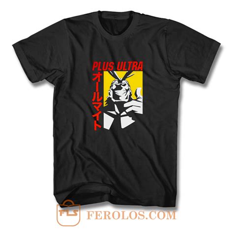 Plus Ultra All Might My Hero Academia T Shirt Ferolos