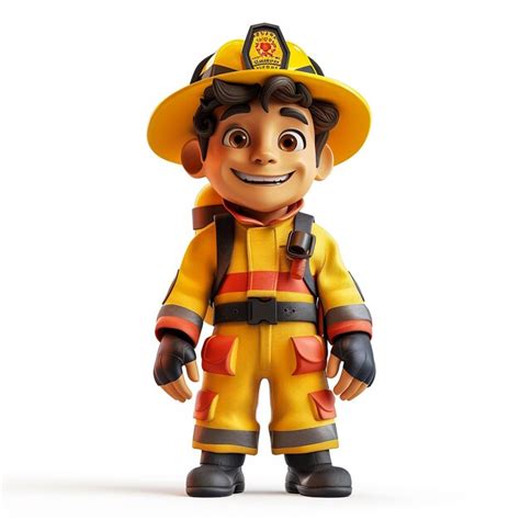 Premium Photo A Lego Fireman With A Firefighter Hat And Fireman Uniform