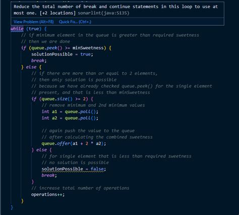 FIXED Java 8 While Loop Reduce The Total Number Of Break And