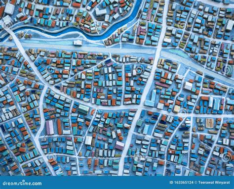 City Model Urban Planning Town Layout Building Cityscape Stock Photo