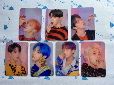 Bts Photocards Map Of The Soul Persona Version Kpop Selca Etsy