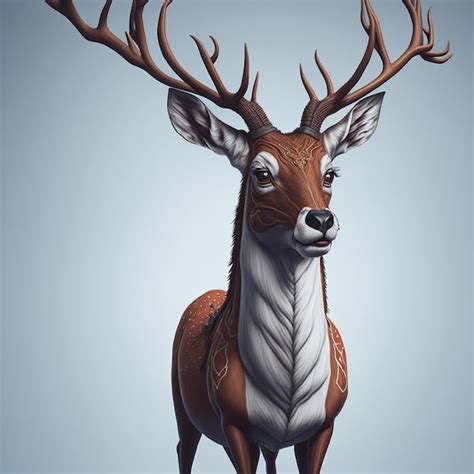 Premium AI Image | stag is standing