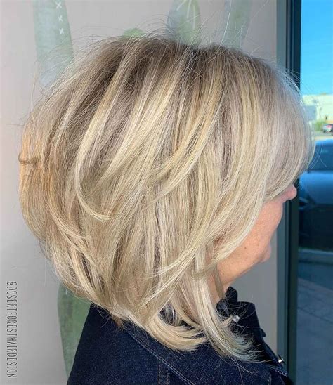 21 Stylish And Easy Medium Length Hairstyles For Ladies In Their 60s