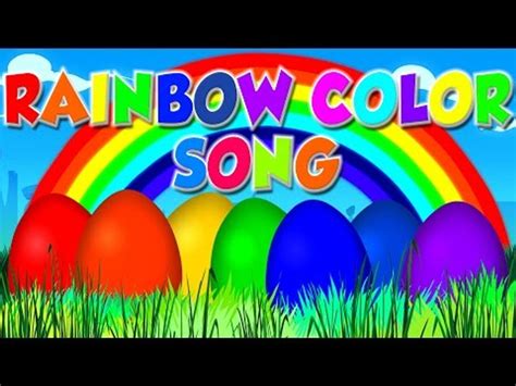 rainbow colors song english nursery rhymes children kids