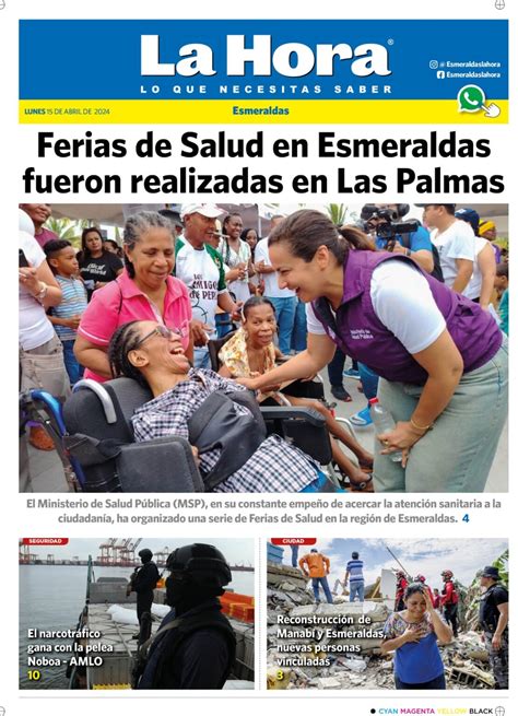 Esmeraldas 15 De Abril De 2024 Diario La Hora