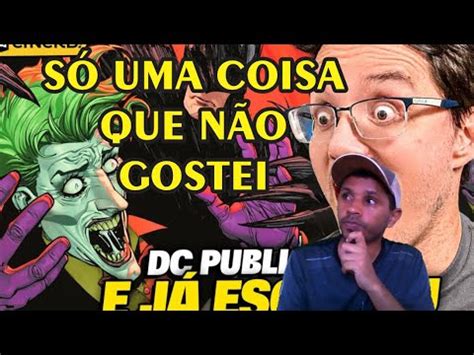 Dc Publica Origem Do Coringa Ei Nerd React Youtube