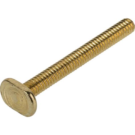 2 1 4 Brass Plated T Slot Bolts 10 Pk At