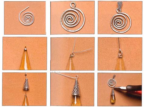 Серьги и кулон в тенике Wire wrap / Wire Wrap / В рукоделии