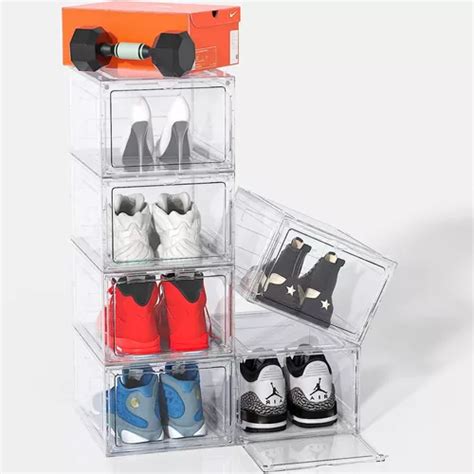 Cajas Organizadoras Apilables Para Zapatos 4 Piezas Meses sin interés