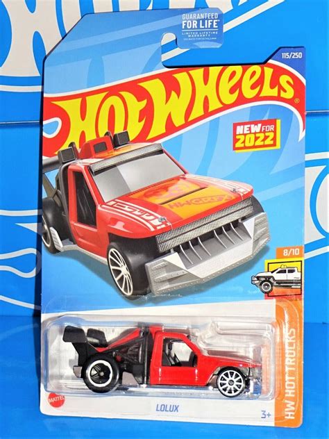 Hot Wheels New For 2022 Hw Hot Trucks Series 115 Lolux Red W 5sps And 10sps Contemporary