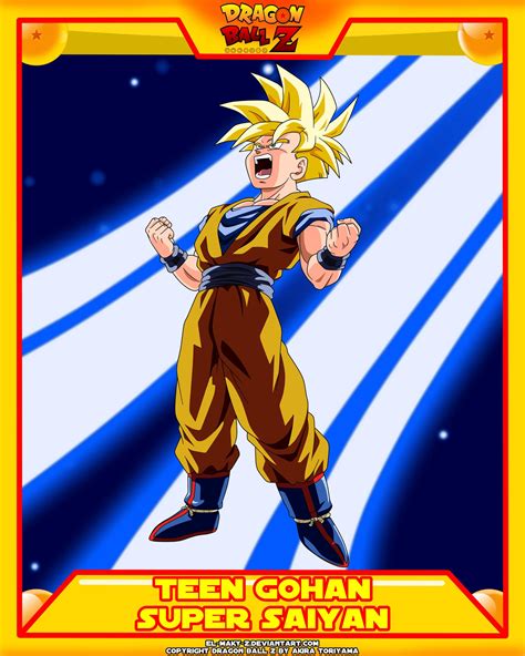 Dbz Teen Gohan Ssj V2 By El Maky Z On Deviantart