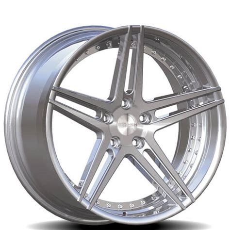 Rennen Wheels Csl Silver With Chrome Bolts Rims Rn