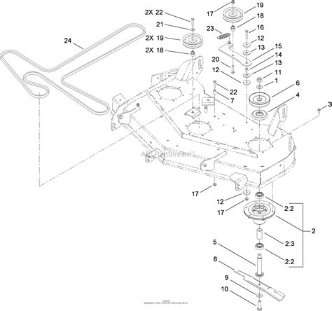 Toro 74830 Titan Zx4800 Zero Turn Radius Riding Mower 2010 Sn 310000001 310999999 Parts