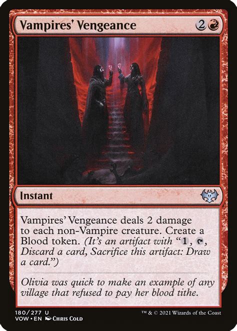 Vampires Vengeance · Innistrad Crimson Vow Vow 180 · Scryfall