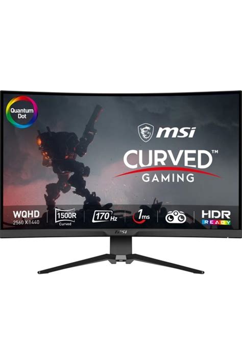 MSI 27 MAG 275CQRF QD CURVED 1000R VA 2560X1440 WQHD 16 9 170HZ 1MS