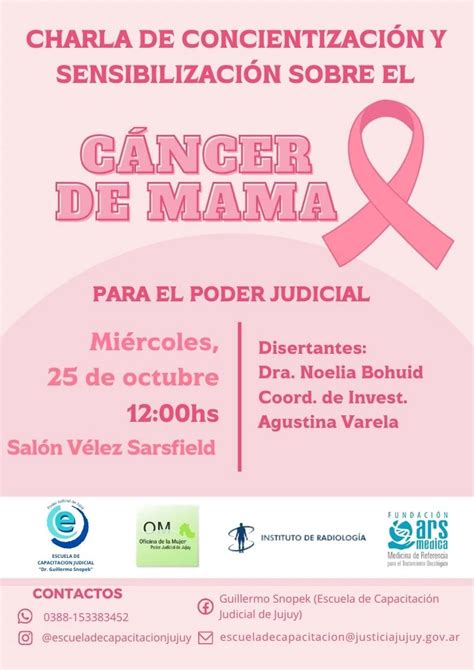 Octubre Rosa Charla Informativa Sobre El C Ncer De Mama En El Poder