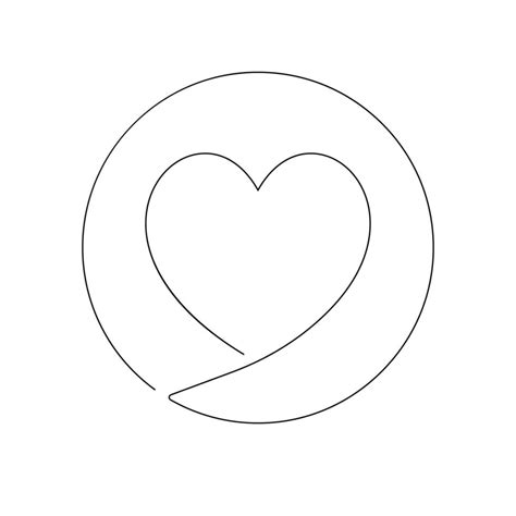 Enamored Icon One Line Emoji Web Design Valentines Day Heart Emoji