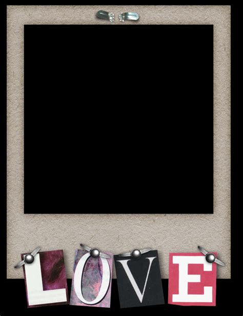 Download Love Polaroid Frame Template | Wallpapers.com