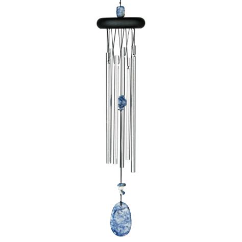 Woodstock Windspiel 44 Cm Chakra Lapis