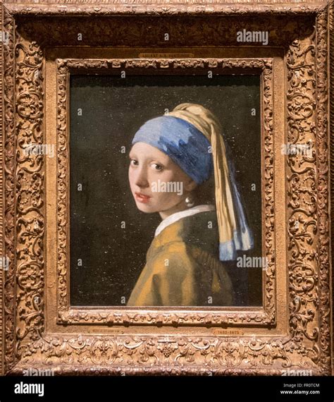 Girl With The Pearl Earring From Dutch Painter Johannes Vermeer In