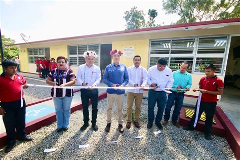 Rutilio Escand N Inaugur Infraestructura Educativa En Escuela