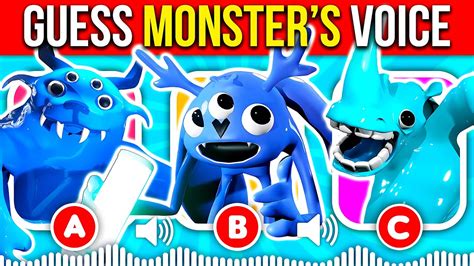 Guess The MONSTER S VOICE GARTEN OF BANBAN 5 DR FLUFFYPANTS MR