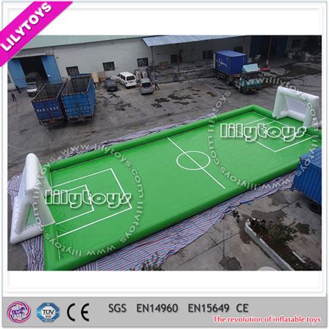 Popular Inflatable Soap Football Field Soccer Football Field For Sale