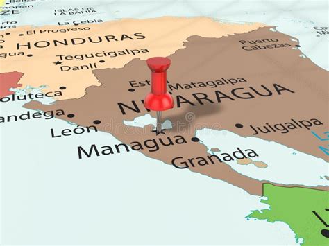 Mapa De Managua Y Sus Municipios
