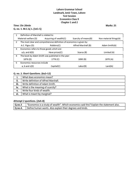 Class 9 Economics T1 Ch 1 And Ch 2 Pdf