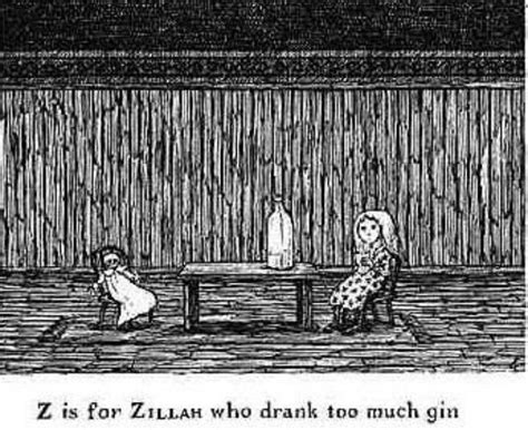 Edward Gorey Alphabet Edward Gorey Edward Gorey Books Zillah