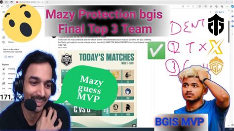 Mazy Protection Bgis Final Top Team Godl Ent Tx Semi Final