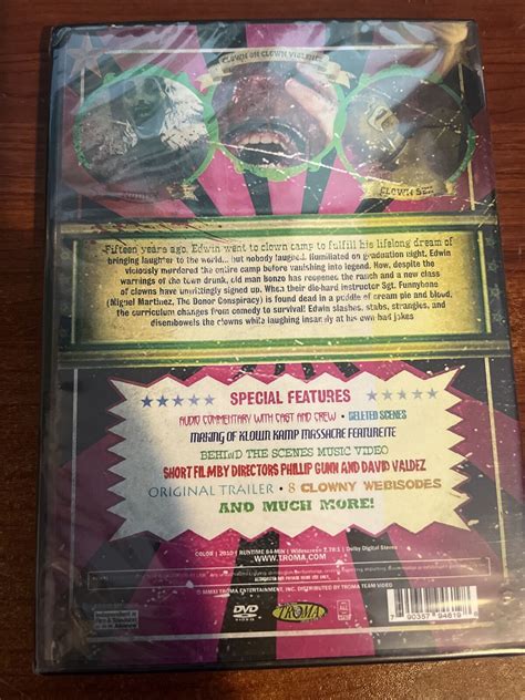 Klown Kamp Massacre DVD Ross Kelly Ashley Bryce Isaac Kappy Lloyd