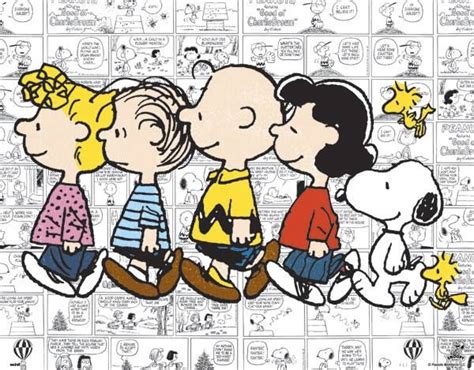 Sally Linus Charlie Brown Lucy Snoopy And Woodstockthe Peanuts Gang Peanuts ️