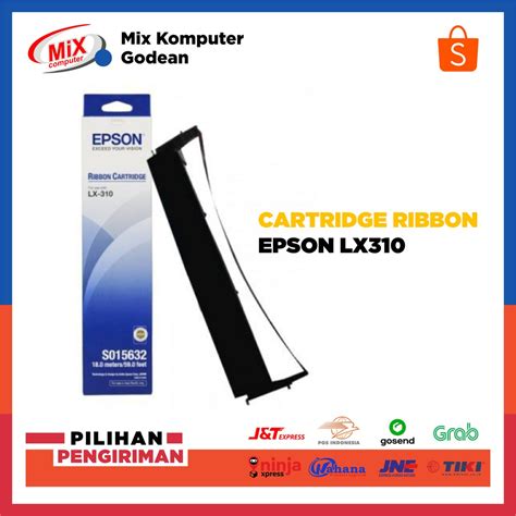 Jual Ribbon Cartridge Epson Lx Original Pita Printer Dot Matrix