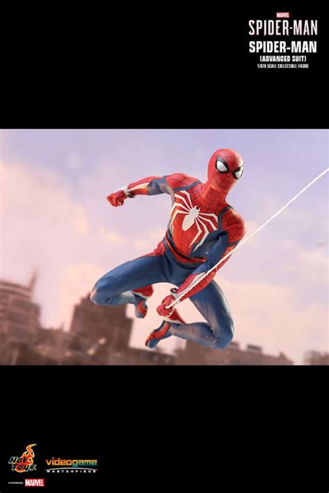 Колекційна фігура Spider man advanced suit Hot Toys арт