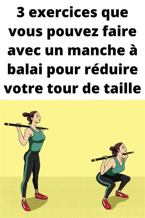 3 exercices que vous pouvez faire avec un manche à balai pour réduire