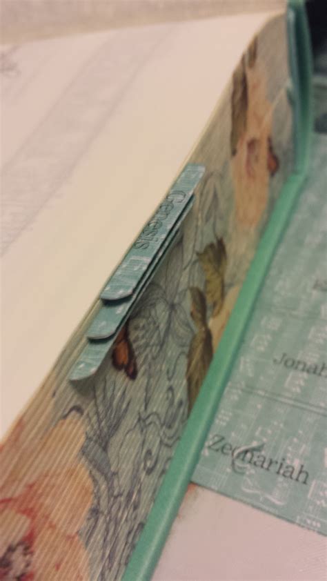 Tinkering Around Make Your Own Bible Tabs With Scrapbooking Supplies