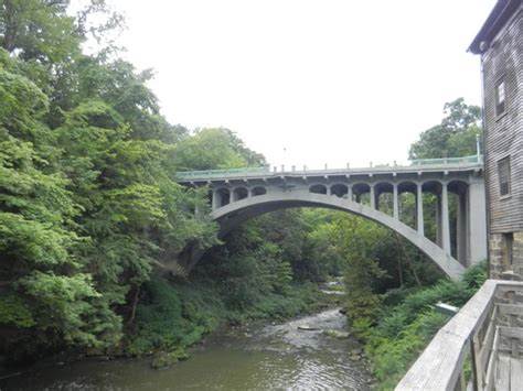 bridge from mill - Picture of Lanterman's Mill, Youngstown - TripAdvisor