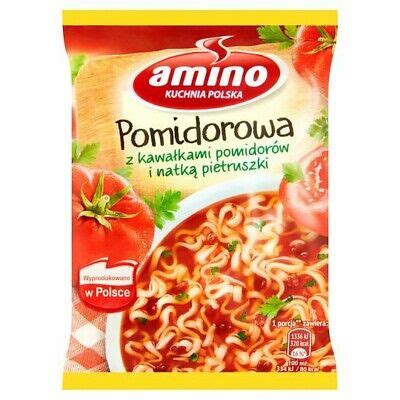 22 X Amino Tomato Pomidorowa Soup 61g Box Of 22 EBay