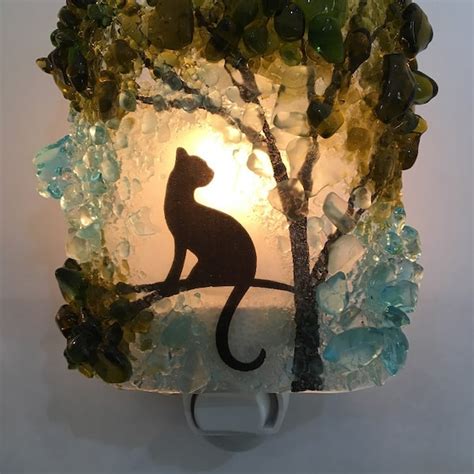 Cat Night Light Etsy