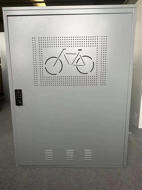 New Designed 2 Tier Bike Locker with Powder Coating Parking Bike Locker