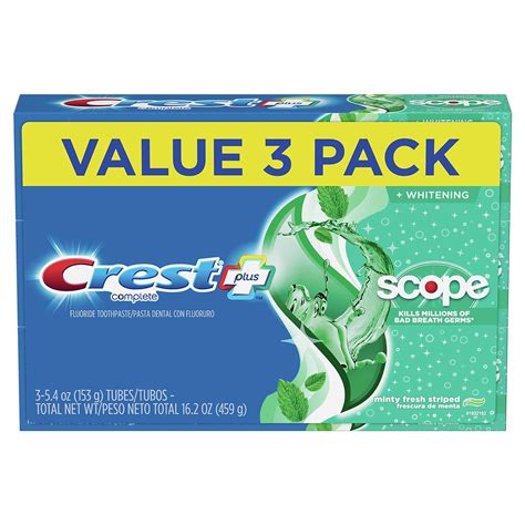 Crest Scope Complete Whitening Toothpaste Minty Fresh