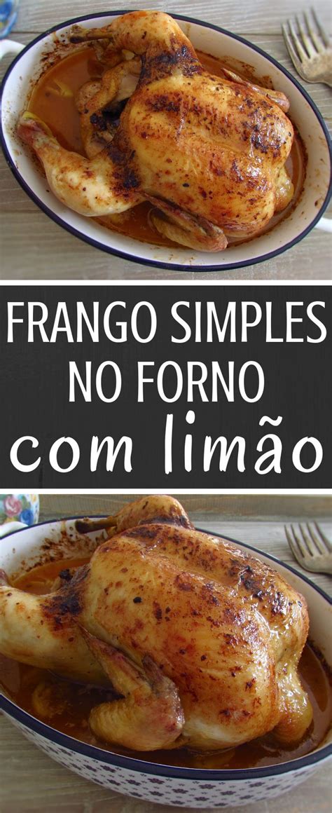 Frango simples no forno limão Food From Portugal Recipe